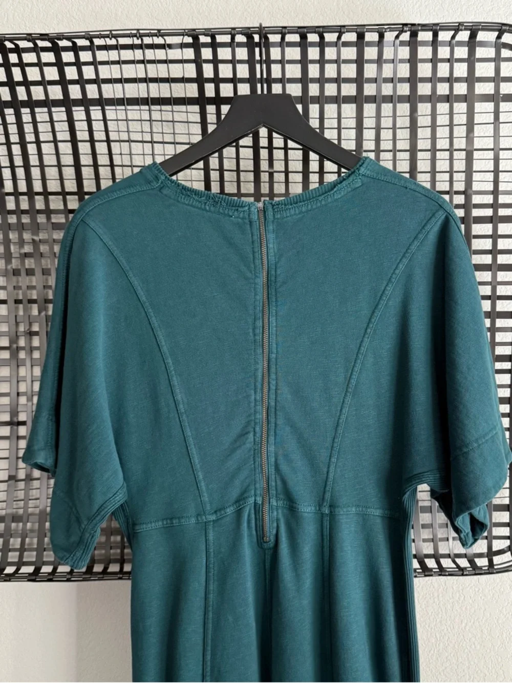 Anthropologie daily practice arta short sleeve jumpsuit in green - Picture 10 of 10